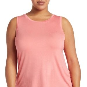 Halogen Crew neck keyhole tops (Plus Size)
